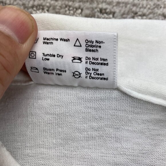 Vintage Stedman Made in USA Polo Shirt Men XL White Polo Classic Hawaii 80s - Picture 7 of 10